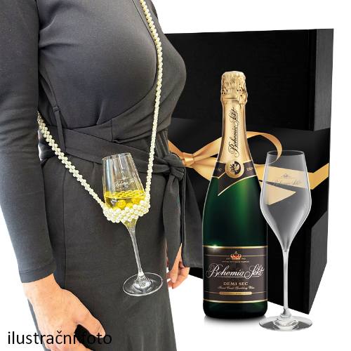 SektBelka dárkový set perleťový S